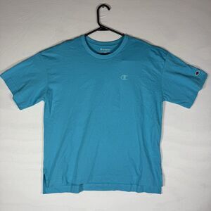 Champion Men's Teal Short Sleeve Authentic Athleticwear T-Shirt New Medium